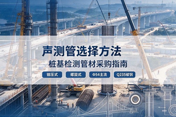 四会声测管选型标准