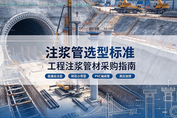 四会注浆管选型标准