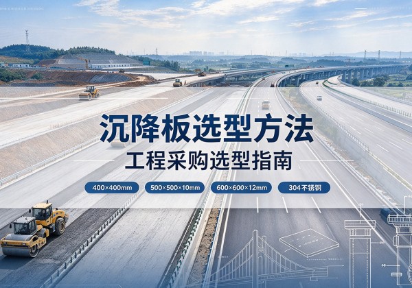 四会沉降板选择方法