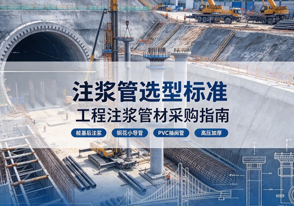 四会注浆管选型标准